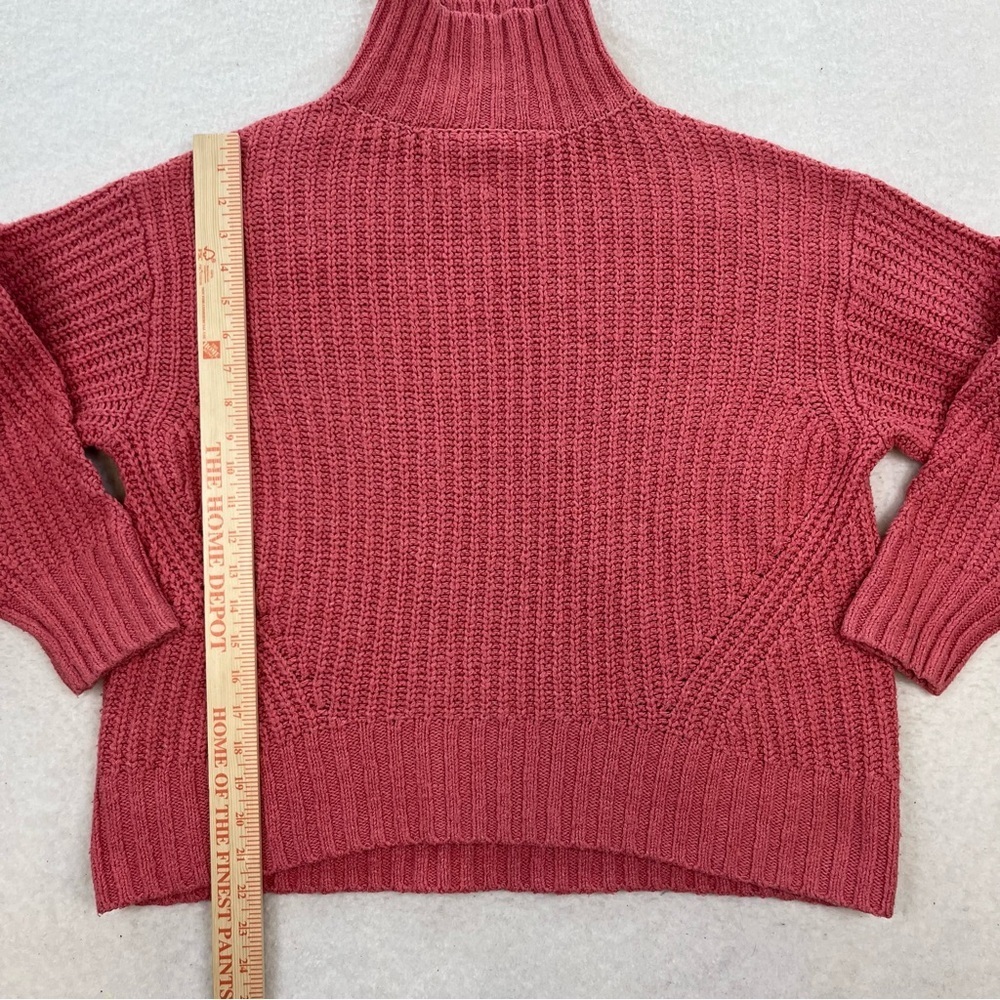 Anthropologie Maeve Coral Turtleneck Knit Sweater Size XS - Picture 4 of 8
